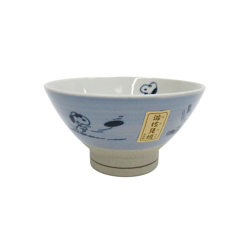 PEANUTS  波佐見焼茶碗 /空色